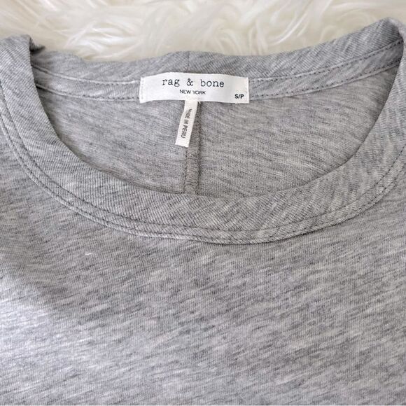 Rag & Bone oversized gray T-shirt dress 100% Pima Cotton size S - Picture 5 of 7